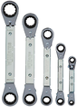 WILLIAMS TOOLS JHWWS-5 OFFSET Industrial (5) Piece Ratcheting Box Wrenches Double Head 100% USA